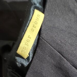 Cute Paper Crown Navy Capsleeved Dress